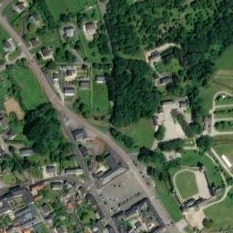 Vue satellite de Camping Municipal** de Saint-Sauveur-Le-Vicomte à La Bonneville