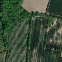 Vue satellite de Camping le Château d'Arvid à Villerville