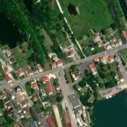 Vue satellite de Camping du Lac Vert plage à Dun-sur-Meuse