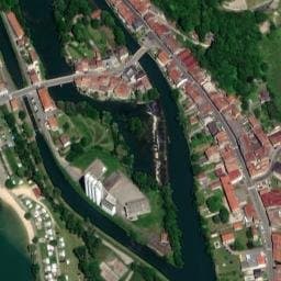 Vue satellite de Pods au Lac Vert à Dun-sur-Meuse