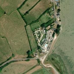 Vue satellite de Camping la baie des Veys à Sainte-Marie-du-Mont