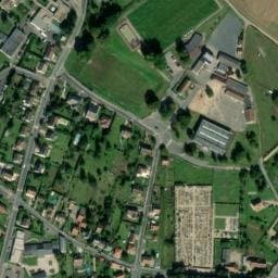 Vue satellite de Aire de camping-car de Braine à Braine