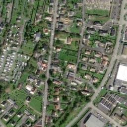 Vue satellite de Camping de la Prairie à Commes