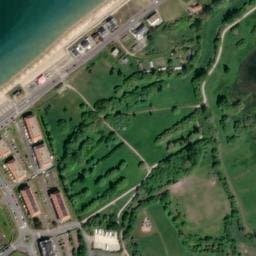 Vue satellite de Aire de camping-car à Vauville à Vauville