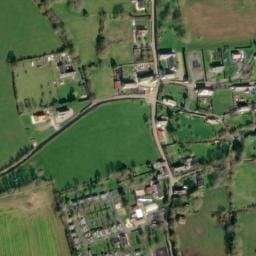 Vue satellite de La Roseraie d'Omaha à Mandeville-en-Bessin