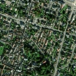 Vue satellite de Aire de stationnement camping-car – Colonel Harivel à Saint-Aubin-sur-Mer