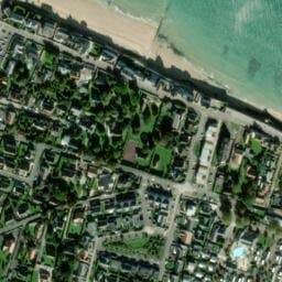 Vue satellite de M&V Resort by Mer & Vacances Camping à Langrune-sur-Mer