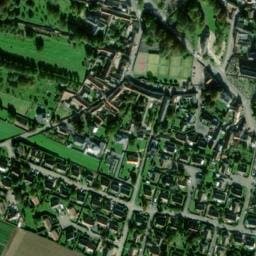 Vue satellite de Aire de stationnement pour camping-car - Langrune-sur-Mer à Saint-Aubin-sur-Mer