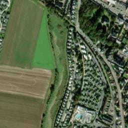 Vue satellite de Camping La Capricieuse à Saint-Aubin-sur-Mer