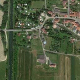 Vue satellite de Camping le Brouzel à Sivry-sur-Meuse