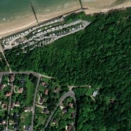 Vue satellite de Camping de la plage à Gonneville-sur-Mer