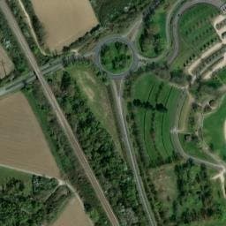 Vue satellite de Aire de camping-car à Léry à Léry