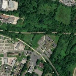 Vue satellite de Aire de services de La Haye-du-Puits à Saint-Nicolas-de-Pierrepont