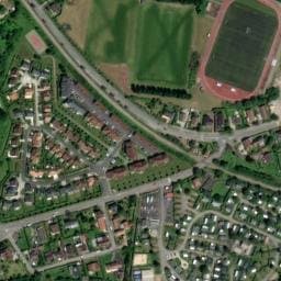 Vue satellite de Camping La Vallée à Houlgate