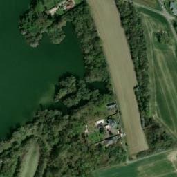 Vue satellite de Tentes équipées - camping Léry-Poses en Normandie à Amfreville-sous-les-Monts