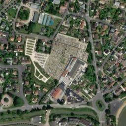 Vue satellite de Aire de camping-car à Gonneville-en-Auge à Gonneville-en-Auge