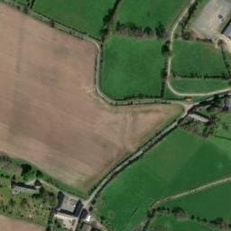 Vue satellite de Aire de camping car privée à La Folie