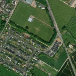 Vue satellite de Aire de camping-cars de Colleville-Montgomery à Bénouville