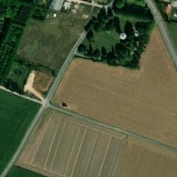 Vue satellite de Aire de camping-cars de Colleville-Montgomery à Ouistreham