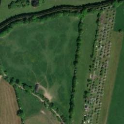 Vue satellite de Aire Naturelle de Camping Legrix à Saint-Hymer