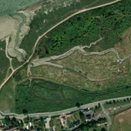 Vue satellite de Aire de camping-car à Merville-Franceville-Plage (2) à Merville-Franceville-Plage