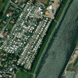 Vue satellite de Les Hautes Coutures à Bénouville