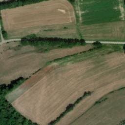 Vue satellite de Chalets au Camping la Croix du Bois Sacker à Burtoncourt