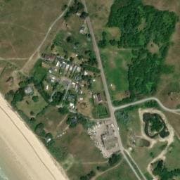 Vue satellite de Camping à Créances à Créances