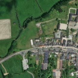 Vue satellite de L'Aire de Camping-cars Place St Cloud à Créances