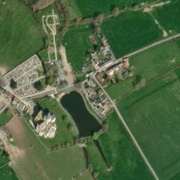 Vue satellite de Aire De Camping Car à Montfiquet