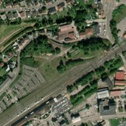 Vue satellite de Aire de camping-cars Forbach à Forbach