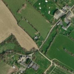 Vue satellite de La Croisée des Chemins à Montfiquet