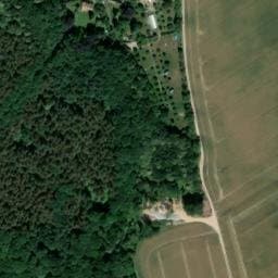 Vue satellite de Roulotte Reinette : cosy, piscine et jacuzzi à Calleville