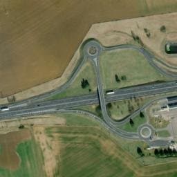 Vue satellite de Aire de camping-car à Amanvillers à Amanvillers