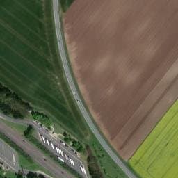 Vue satellite de Aire de camping-car à Prunay à Prunay