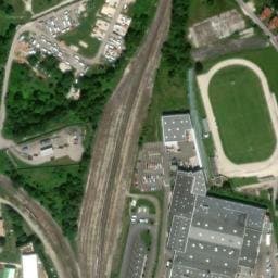 Vue satellite de Aire de camping-car à Verdun à Verdun