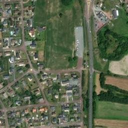 Vue satellite de Aire Camping Cars Pirou-Plage à Créances