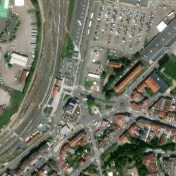 Vue satellite de Parking de la gare à Belleville-sur-Meuse