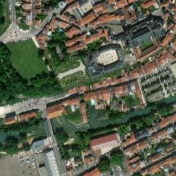 Vue satellite de Parking de la roche - citadelle haute à Verdun