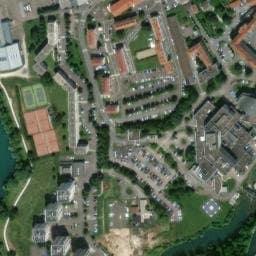 Vue satellite de Parking place Saint-Nicolas - hôpital à Verdun