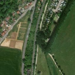 Vue satellite de Camping les Breuils à Verdun