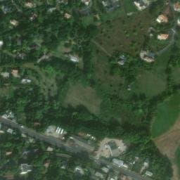 Vue satellite de Aire de camping-car privée du Bowling - Lisieux à Lisieux