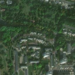 Vue satellite de Aire de stationnement camping-car de Lisieux à Lisieux