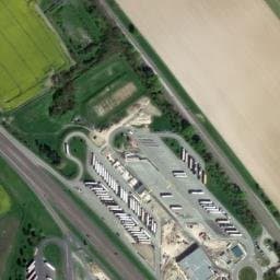 Vue satellite de Aire de Champagne Sud à Les Petites-Loges