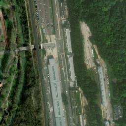 Vue satellite de Parking sur abonnement Boulevard de Trèves à Metz