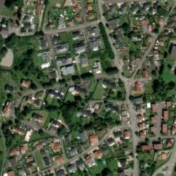 Vue satellite de Aire de camping-car de Saint-Avold à Lachambre