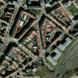 Vue satellite de Parking Gare de Metz Lafayette EFFIA à Metz