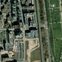 Vue satellite de Parking Messageries à Metz