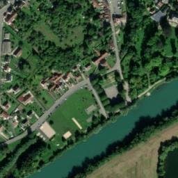 Vue satellite de Aire d'accueil et de services de Jaulgonne à Jaulgonne