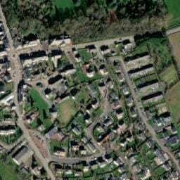 Vue satellite de Aire de services Canisy à Quibou